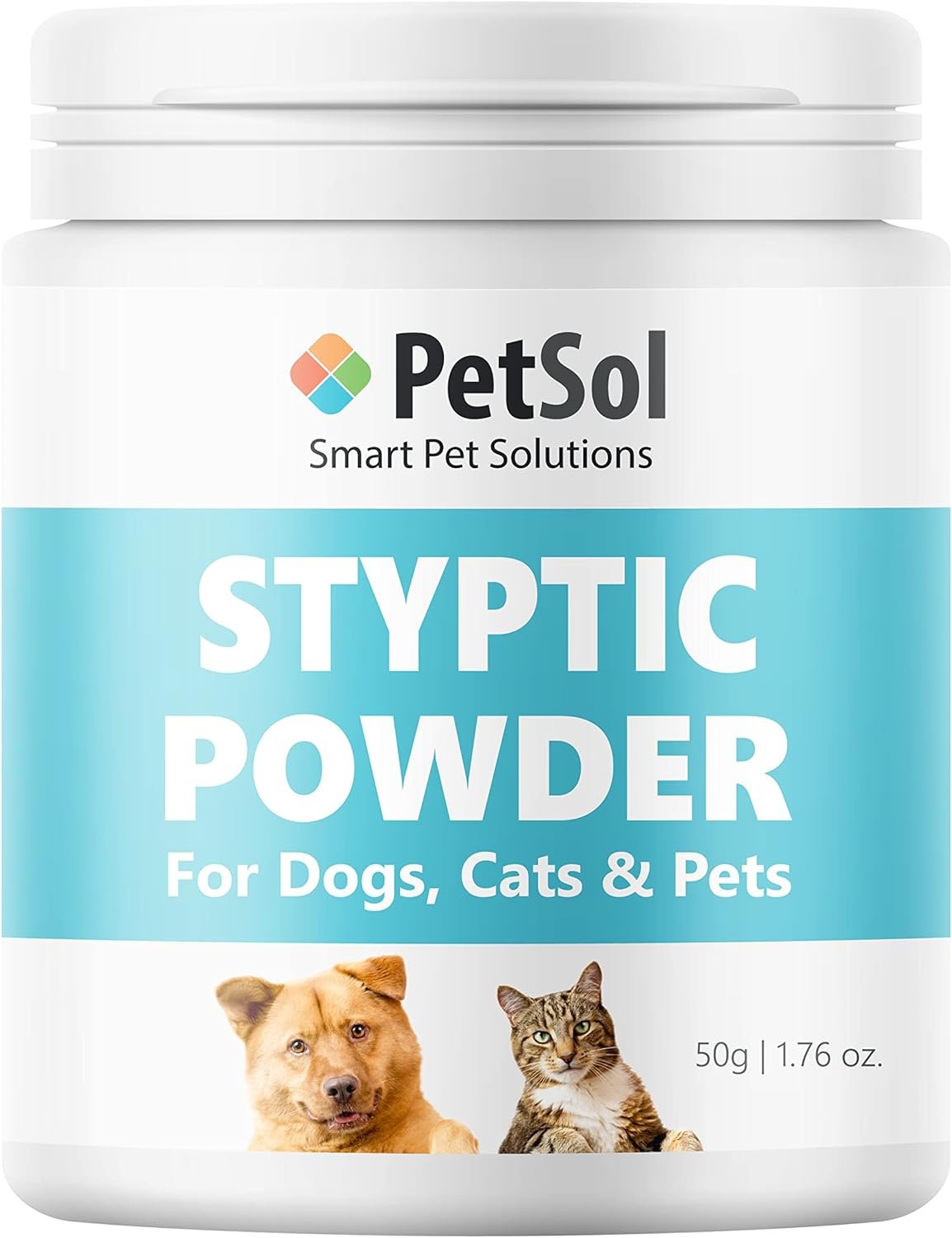 petsol styptic powder for pets large 50g tub stops bleeding fast in dogs cats birds rabbits pets safe treatment for cuts 1