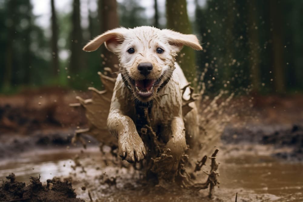 cleaning tip - Muddy dog